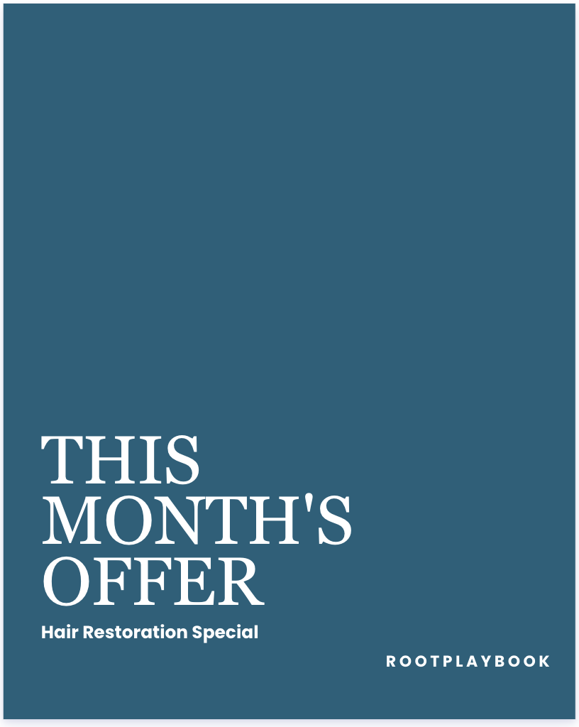 This months offer template preview
